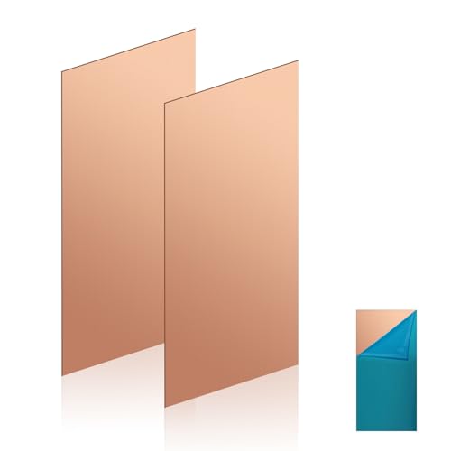 Plaque de cuivre malléable 0.5mm pour éviter les cassures en DIY