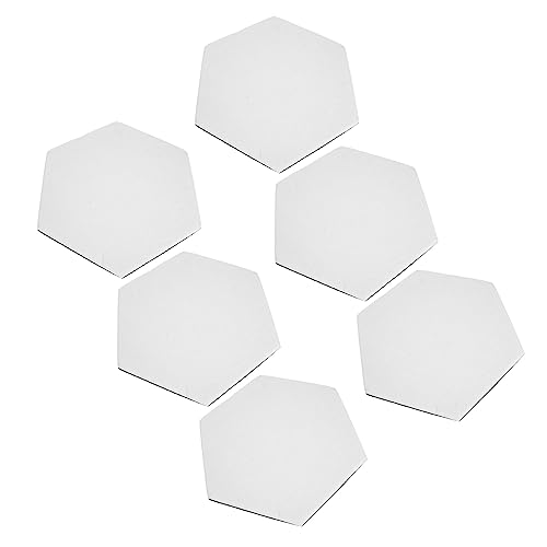 HANABASS 6Pcs Paneles Acústicos Autoadhesivos de Alta Densidad para Tratamiento Acústico en Estudios, Gimnasios y Oficinas, Cubierta de Pared para Absorción de Sonido miniatura 1