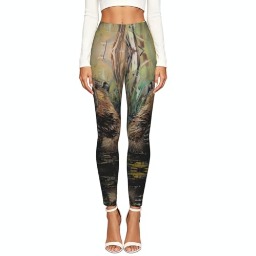Leggings de compresión de castor para mujer en tejido suave elástico 2