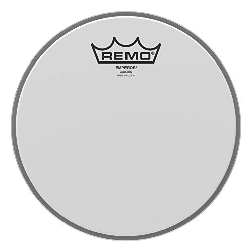 Remo Emperor BE-0108-00 Peau de batterie Blanc 8'