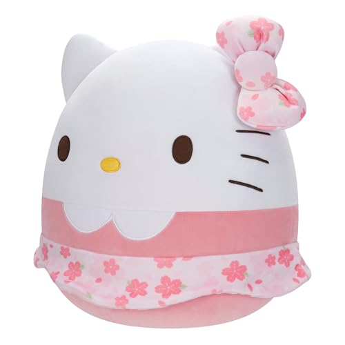Squishmallows SQSN00332 Original Sanrio 14-Inch Hello Kitty Floral Dress And Bow Plush thumb #1