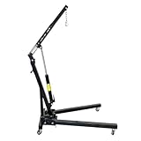 Course du vérin : 490 mm Grue d’atelier Chèvre pour garage 700 kg pour levage de moteur, pliable ZX0601K