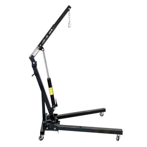 Grue d’atelier Chèvre pour garage 700 kg pour levage de moteur, pliable ZX0601K