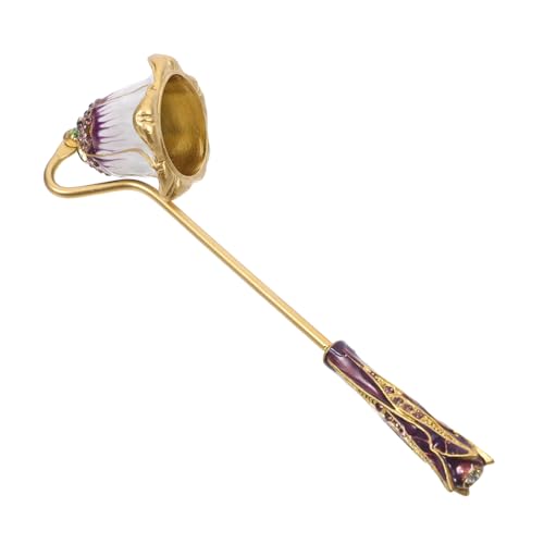 BIUDECO Retro Candle Extinguisher Candle Wick Cover Candle Snuffer Unique Exquisite Extinguish Snuffers Candle Lovers Ideas Metal Wick Snuffer Household Candle Snuffer Flame Snuffer