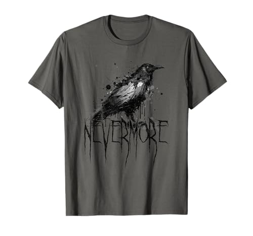 raven crow nevermore Poe Raven Poem corvo Maglietta