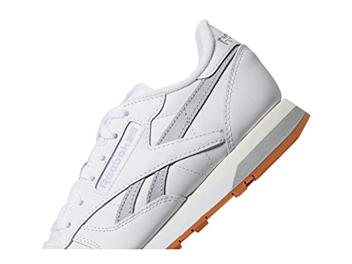 Image of Reebok Women's Classic Leather Sneaker, White /Cold Grey /Chalk, 11