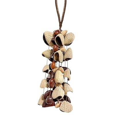 Handheld Fruit Shell Bell Sound Relaxation Outdoor Wind Chime Natural Nut