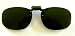 Devardi Glass Clip-on Flip-up Green #3 Glasses for Lampworking, Welding