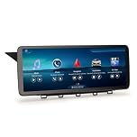Erisin 12.3" 8-Core 8GB+128GB Qualcomm Android 14 Car Stereo Bluetooth GPS Sat Nav DAB+ for Mercedes C-Class W205 Class GLC Class X253 NTG 5.0/5.1/5.2 IPS DSP CarPlay Android Auto WiFi DAB+ Canbus 2K