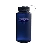 Nalgene BPA-Free Recycled Reusable Water Bottle for Backpacking, Hiking, Gym - 32 oz Shatterproof, Odyssey