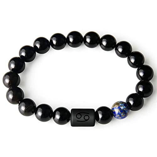 Bracelet d'onyx noir de 10mm pour affirmer votre style au quotidien