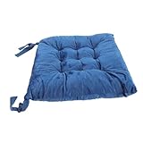 VILLCASE 2 Piezas Cojines para Sillas de Comedor con Relleno Grueso y Suave Fundas Ajustables para Asiento de Hogar Oficina y Jardín