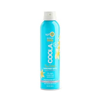 COOLA Organic Sunscreen SPF 30 Sunblock Spray, Dermatologist Tested Skin Care for Daily Protection, Vegan and Gluten Free, Piña Colada Scent