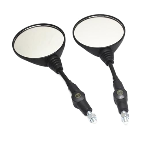 Rétroviseurs universels pour moto et scooter en alliage d'aluminium guidon rond pliable