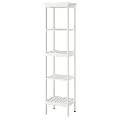 Étagère HEMNES 42 x 172 cm blanc | Bibliothèque colonne en bois