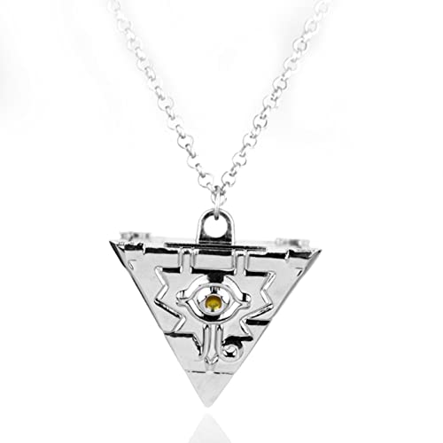Star.W 3D YU-Gi-Oh Collier Anime Yugioh Millenium Pendentif Bijoux Jouet YU Gi Oh Cosplay Pyramide Égyptien Oeil D'horus Collier Cover