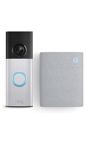 Videotimbre premium Ring Battery Doorbell Plus con nitidez Retinal 2K y Chime