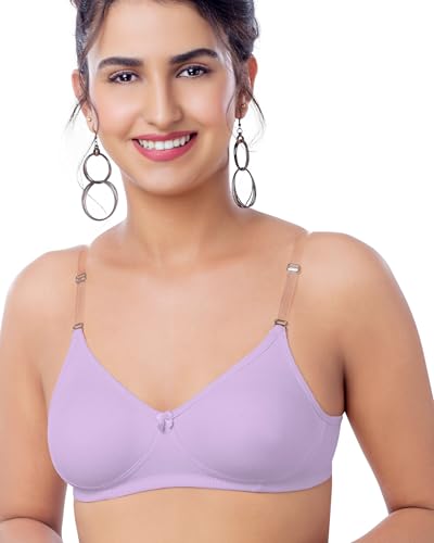Image of Brida Monica Breathable Cotton Non-Padded Transparent Bra - Comfortable, Stylish