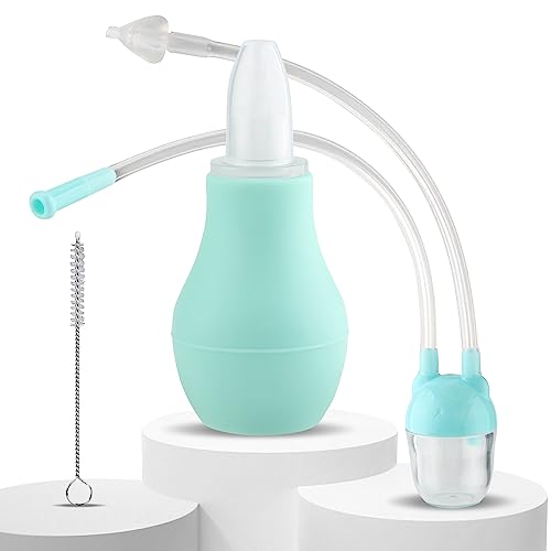 Silicone Nasal Aspirator for Baby – Safe Nose Suction Bulb for Baby to Promote Breathing | Oral Nose Sucker for Toddler