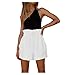 Produktbild koperras Damen Shorts Sport Kurze Hose Laufshorts Jogginghose mit Taschen Fitnessleggings Sport Yoga Hose Fitness für Fitness, Running, Yoga, Gym Fitness-Shorts Tanzshorts Radlerhose Trainingshose