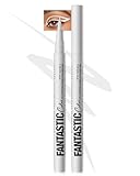 Penna per Eyeliner Liquido Opaca, Eye Liner Bianco Waterproof, Pigmentata con Lunga Durata, Resistente allo Smudgeproof, Ultra Pigmentata, Matita Occhi ad Asciugatura Rapida, Trucchi Donna -01