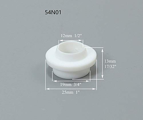 Image of RIVERWELD TIG Welding Gas Lens Insulator Cup Gas Gaskets 54N01 5pcs | for DB PTA SR WP 17 18 26 TIG Welding Torch