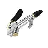 Pistola de soplado de palanca, pistola sopladora de aire comprimido NPT de 1/4 pulgadas, herramienta neumática de limpieza de polvo con punta de goma para el hogar, garaje, industrial