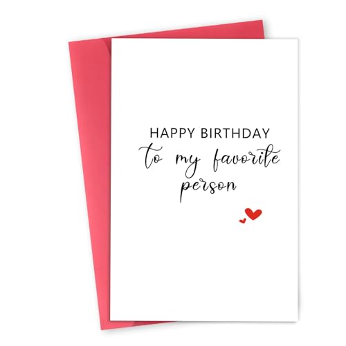 LiuuLi Carte d'anniversaire amusante pour homme et femme, carte d'anniversaire pour mari, petit ami, carte d'anniversaire pour petite amie, épouse, carte d'anniversaire pour lui et elle