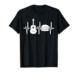 Guitar Shirt Burger Lover Musician Guitarist Guitar Player T-Shirt