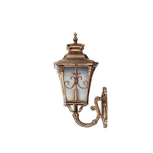 Sconce mural traditionnelle en verre de biseau clair et finition noire pour villa