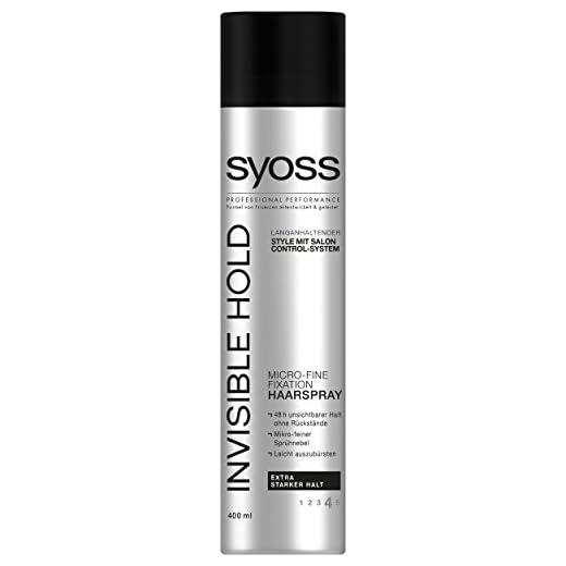 Syoss hårspray osynligt grepp, 2-pack (2 x 400 ml)