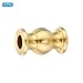 Home and Garden Parts 2pcs 20.5x36mm Solid Brass Lamp Neck Threaded Turned Spindle Slips Lamp Finial #CN/251024/04737