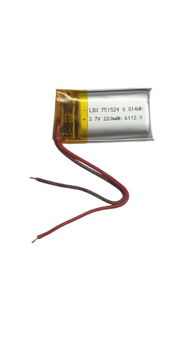 KP Original-751524 3.7v 220mAh 0.814Wh Rechargeable Battery for Bluetooth Neckband, Headset, DIY,Robotics 220 mah-image-47