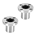 Othmro 2Pcs LMF20UU Linear Ball Bearings Inner Diameter 20mm Extra Long Round Flange Linear Bearings 32mm Outer Diameter 42mm Length Ball Bearings for Guide Bar Drive Shaft Pillar