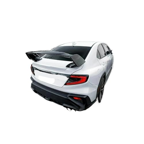 KDMOWHON Alerón de Techo Trasero Compatible con Subaru WRX STI 2022 2023 2024, Cubierta de Maletero de plástico ABS Negro Brillante(Black)