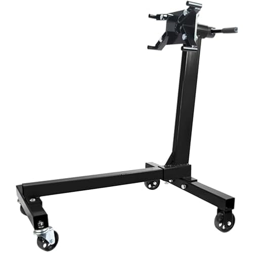 JEGS 80040 Engine Stand 750lb. Capacity 360-degree Adjustable Mounting Head