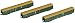 Produktbild ARNOLD HN4246 3-TLG. Set Reisezugwagen Lowa E5, grün mit braunem Dach Modellbahn