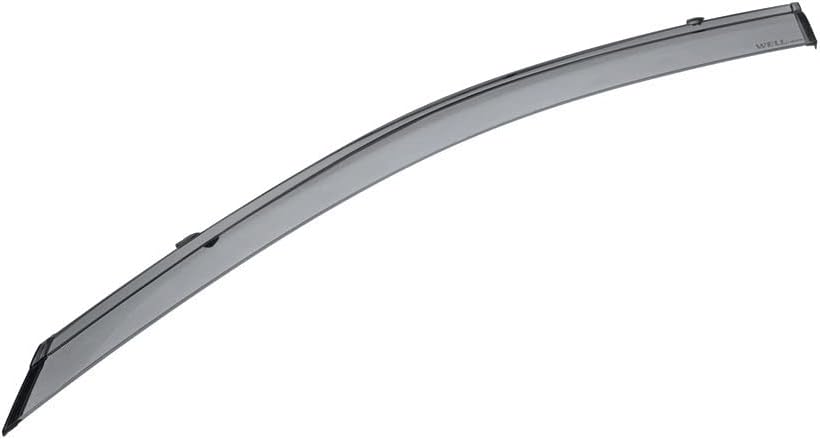 Wellvisors Side Window Visor Wind Deflectors Rain Guards Compatible with 2019-2026 Subaru Ascent with Black Trim