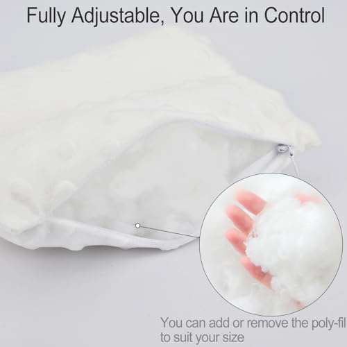 Image of Little Port Pillow Heart Surgery Pillows for Chemo Port After Open Heart Surgery Recovery Gifts Bypass Pacemaker Must Haves Protector Cushion Minky Dot White