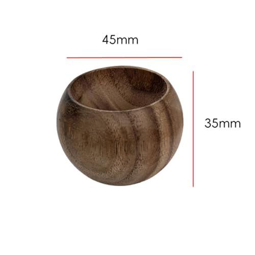 Difusor de Aceite Esencial de Madera en Forma de Huevo 2 Piezas miniatura 2