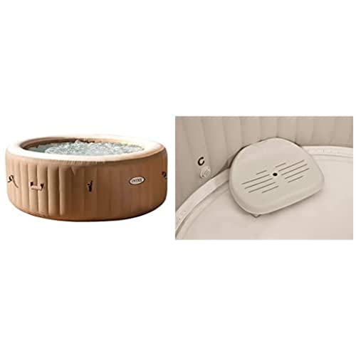 Intex Pure Spa Sahara 6 Places 28428EX Beige avec Siège