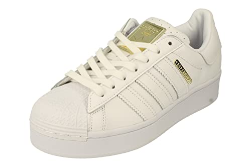 adidas Superstar Metal Toe, Baskets pour Femme, Or Blanc Noir Fw4520, 42 2/3 EU