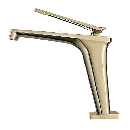 Grifo cepillado del lavado de baño monomando para lavabo cromado moderno 6