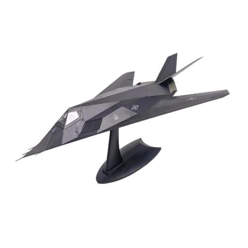 F117 Nighthawk 1/72 avión de metal montado para coleccionistas que evitan el plástico
