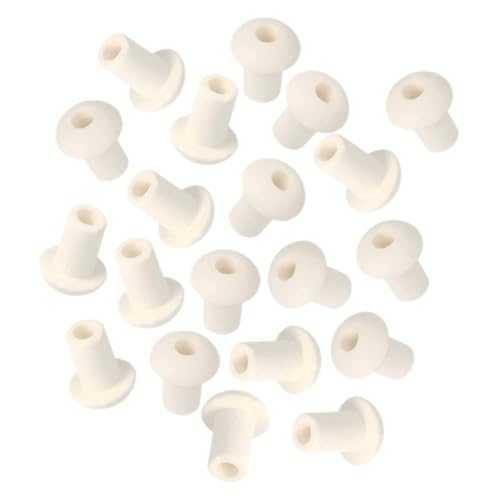 OSOLADY 30pcs Ceramic Wick Holder for Oil Lamps Wick Stand for Easy Use Replacement for Oil Lamp Parts and Accessories