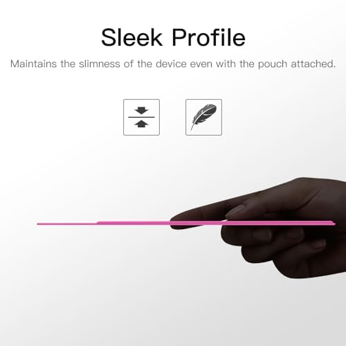 Image of MoKo Adhesive Pencil Case Holder Sticker for Apple Pencil, Persian Pink