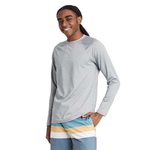 Goodfellow & Co Men's Slim Fit Long Sleeve Rash Guard Swim Shirt -