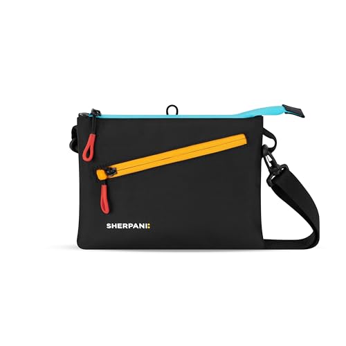 Image of Sherpani Zoom, Small Crossbody Purse, Nylon Crossbody Bag, Lightweight Cross Body Bag, Sleek Dual Pouch, Purses for Women