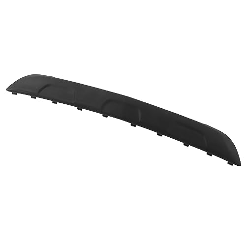 Image of Rear Bumper Skid Plate Lower Valance Panel Replacement for 2016-2022 Trucks (Black)