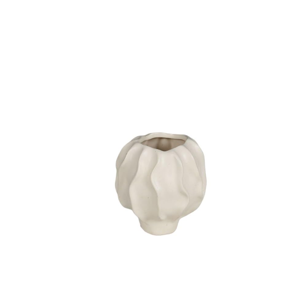 flower vase Vintage Ceramic Vase Ornament Living Room Hydroponic Flower Arrangement Decoration Small White